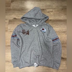 NHL Gray Hoodie Colorado avalanche